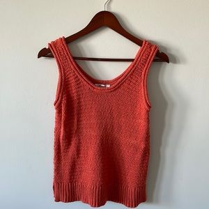 Madewell Coral Sweater Tank